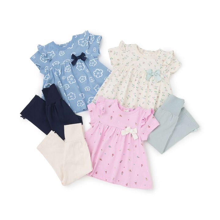[Web Exclusive] GIRLS Short-Sleeve Pajamas,Ivory, medium image number 11