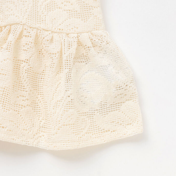 [Link] Lace Cardigan (Kids Size),Light beige, medium image number 8