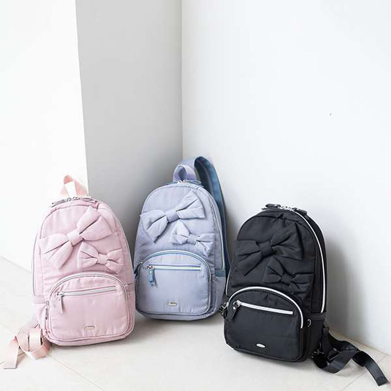 Twin Ribbon Body Bag,Pink, large image number 6