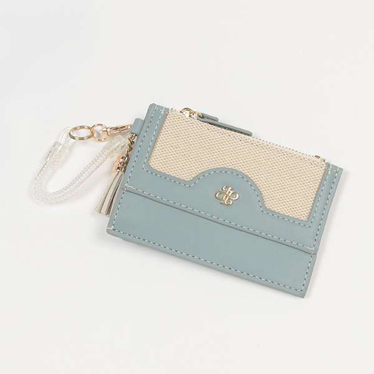 Mixed Material Card Holder,Black, large image number 8