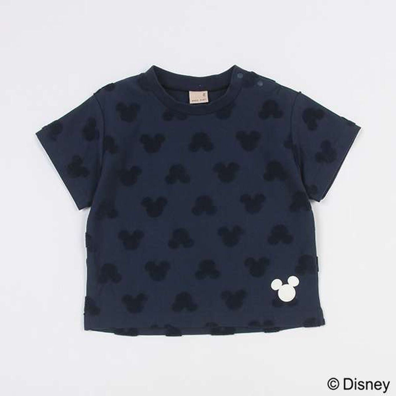 [Disney] Pile Jacquard Pattern T-Shirt,Light pink, large image number 13