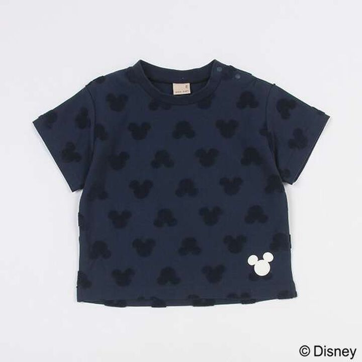 [Disney] Pile Jacquard Pattern T-Shirt,Light pink, medium image number 13