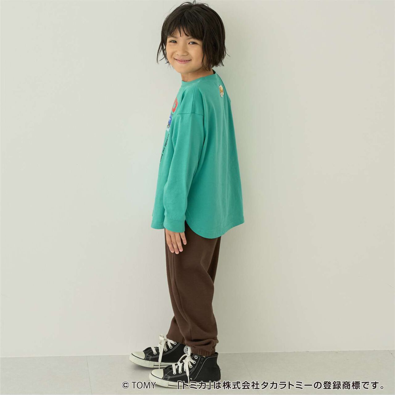 [Tomica] Assorted Print T-Shirt [Kids' Clothing] [Boys],Green, large image number 7