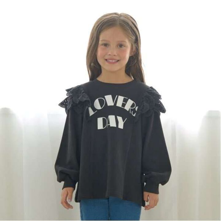 Pilling-Resistant A-Line Sweatshirt,Moss green, medium image number 22