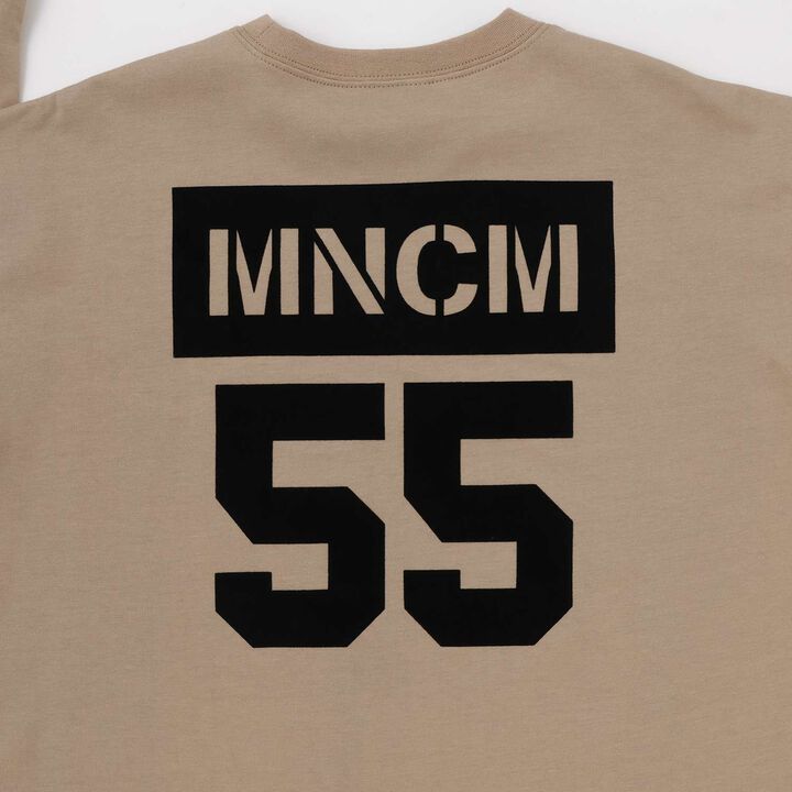 Anti-Stain Quick-Dry Back Print T-Shirt [MNCM],Navy, medium image number 9