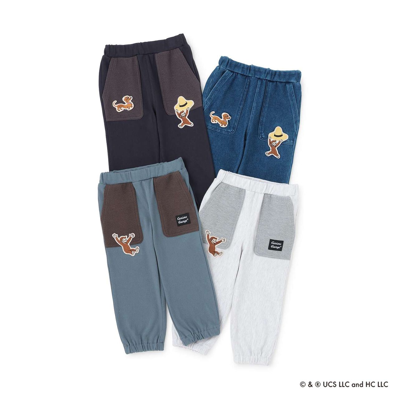 Curious George Cut Long Pants,Green, large image number 27