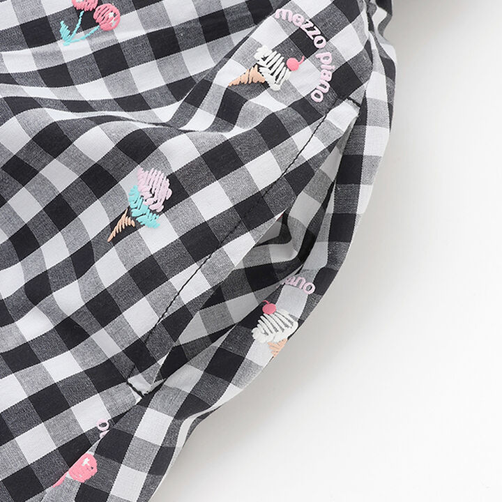 Gingham Sweets Docking Dress,Black, medium image number 11