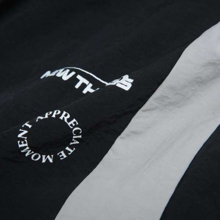 [Set Up Compatible] Striped Nylon Track Pants,Black, medium image number 8