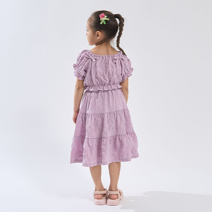 Front and Back Both OK! Blouse & Tiered Skirt Set,Light blue, medium image number 20