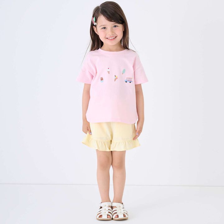 [Cool Touch] Reversible 2WAY Short Sleeve T-Shirt,Light pink, medium image number 4