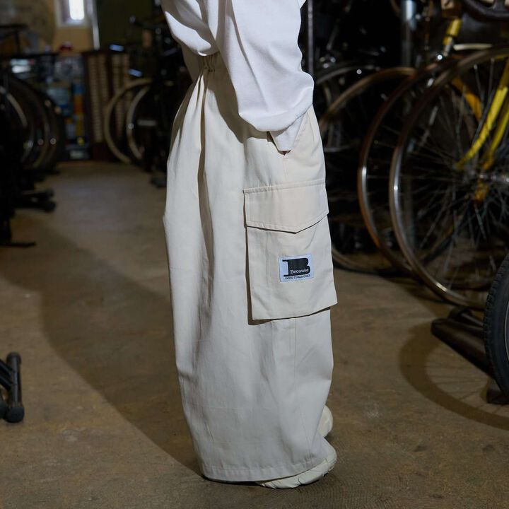 [MNCM] Wide Cargo Pants,Charcoal gray, medium image number 25