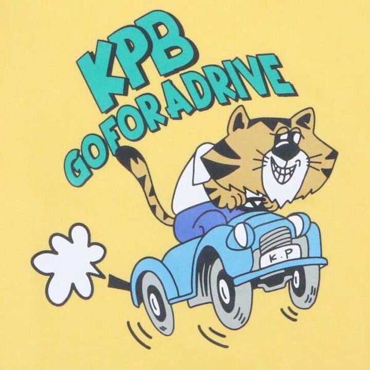 KPBOY Tiger Print Long-Sleeve T-Shirt (80-90),White, medium image number 10