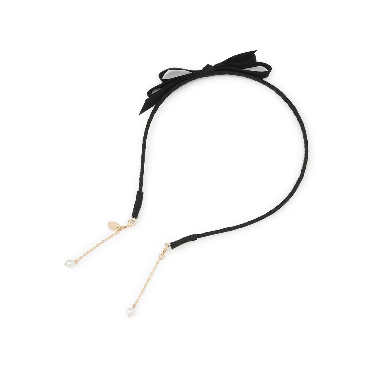 Earring-Style Headband,Black, large image number 2