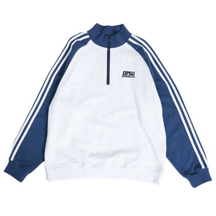 Anti-Pill Durable Raglan Half-Zip Pullover,Black, medium image number 14