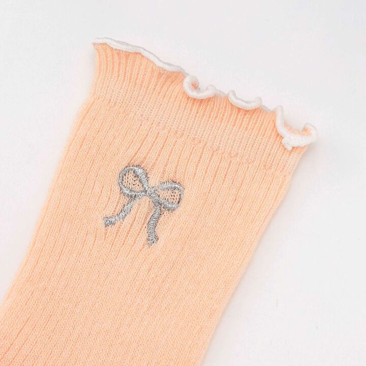 Bi-Color Melody Crew Socks,Off white, medium image number 1