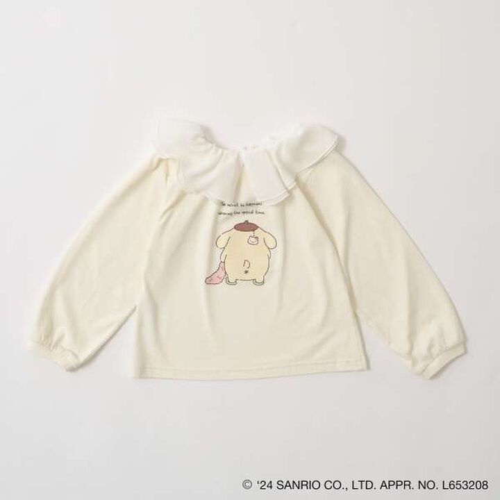 Sanrio Sheer Collared A-Line Print T-Shirt,Mint, medium image number 11