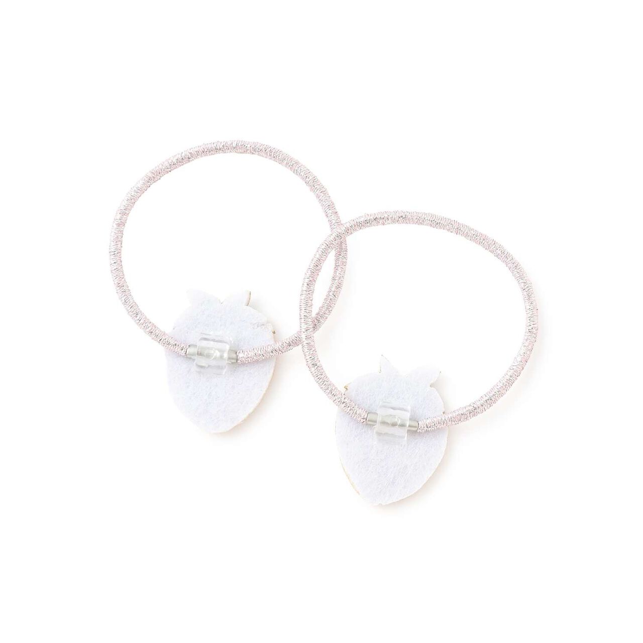 Assorted Motif Hair Ties 2P,Ivory, large image number 1