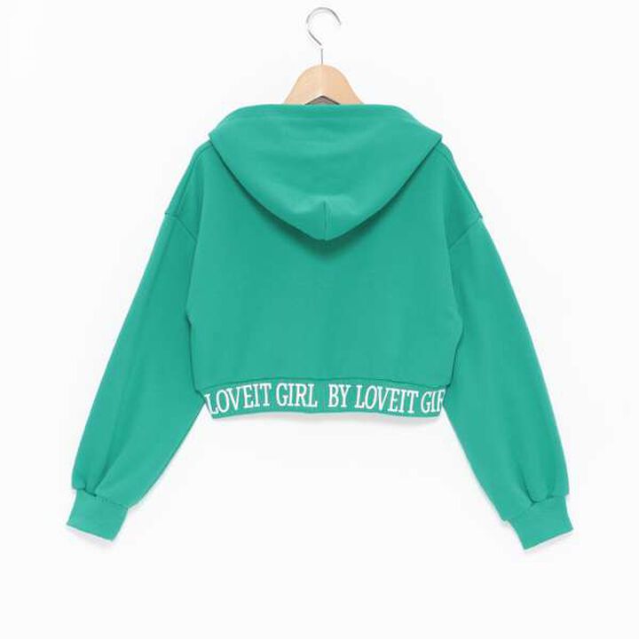 Hem Logo Parka,Emerald green, medium image number 1