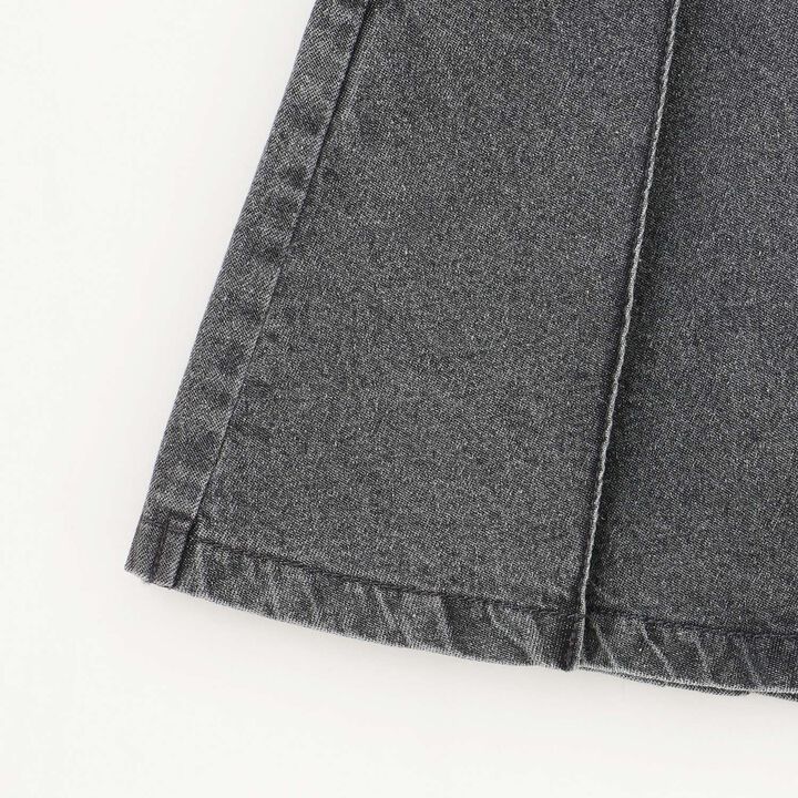 [LTXC] Denim Pleated Skirt with Belt,Navy, medium image number 17
