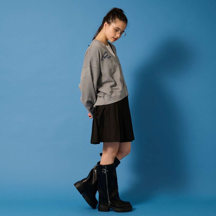 [AMI] Random Pleated Skirt-Pants,Black, medium image number 17