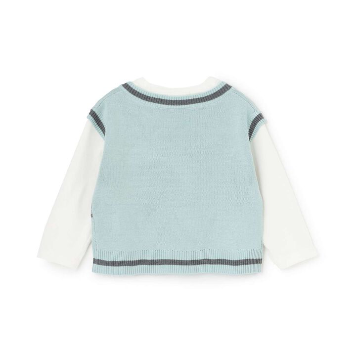 Arael Vest Layered T-Shirt,Lavender, medium image number 13