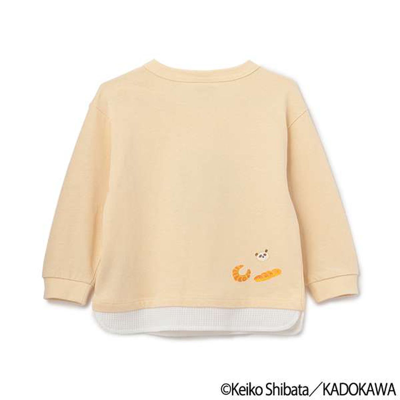 [Bread Thief] Appliqu&eacute; Long-Sleeve T-Shirt,Off white, large image number 8