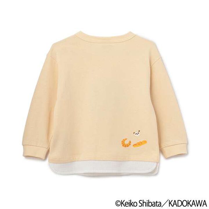 [Bread Thief] Appliqu&eacute; Long-Sleeve T-Shirt,Off white, medium image number 8