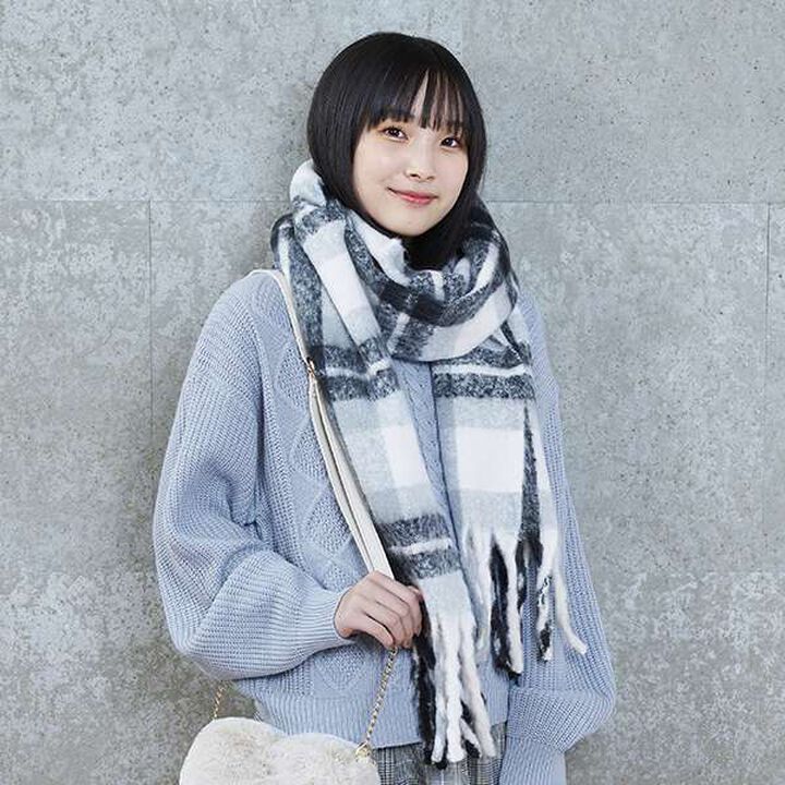 Volume Fringe Scarf,Sax blue, medium image number 10