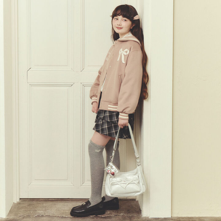 [Antibacterial Deodorizing] Logo Embroidered Knee-High Socks,Gray, medium image number 19