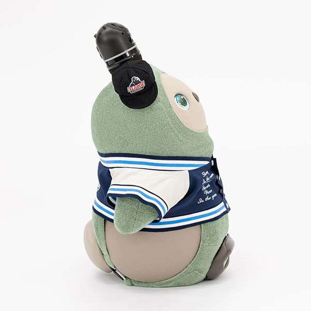 XLARGE KIDS × LOVOT Varsity Jacket & Cap Set,Navy, large image number 4