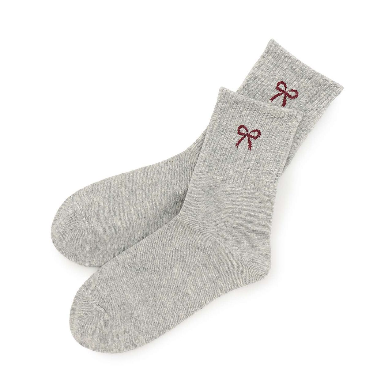 Ribbon Crew Socks [Kids' Clothing] [Girls],Black, large image number 7
