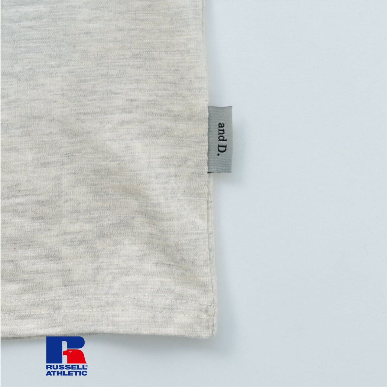 [Russell Athletic] Ringer Short-Sleeve T-Shirt,Milky white, large image number 10