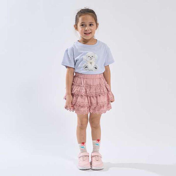 Soft Cotton Assorted Ribbon Motif Printed T-Shirt,Light blue, medium image number 21