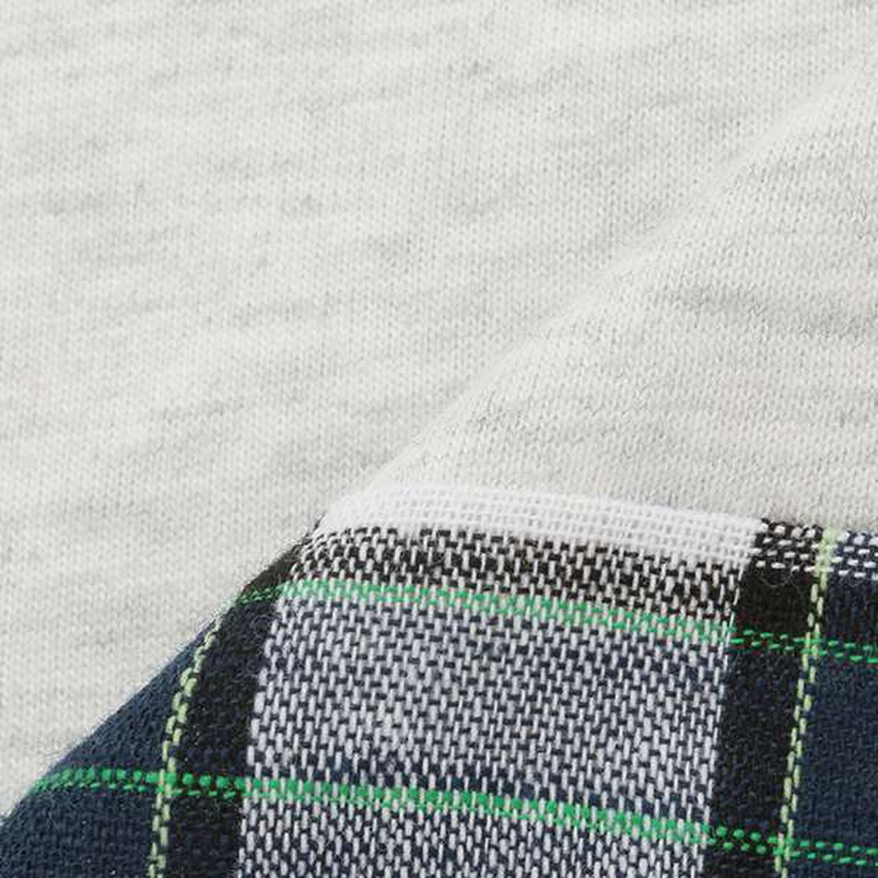 [Paw Patrol] Check Hem Short Sleeve T-Shirt,Smoke white, large image number 2