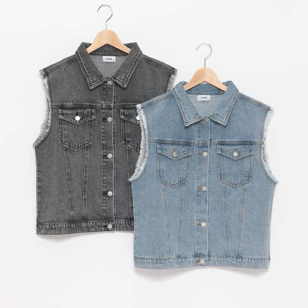 [LTXC] Denim Vest,Blue, large image number 10
