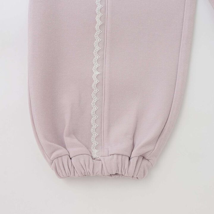 [Popular Item Restocked] [Not Available at Physical Stores] Lace-Trim Long Pants,Pink, medium image number 6