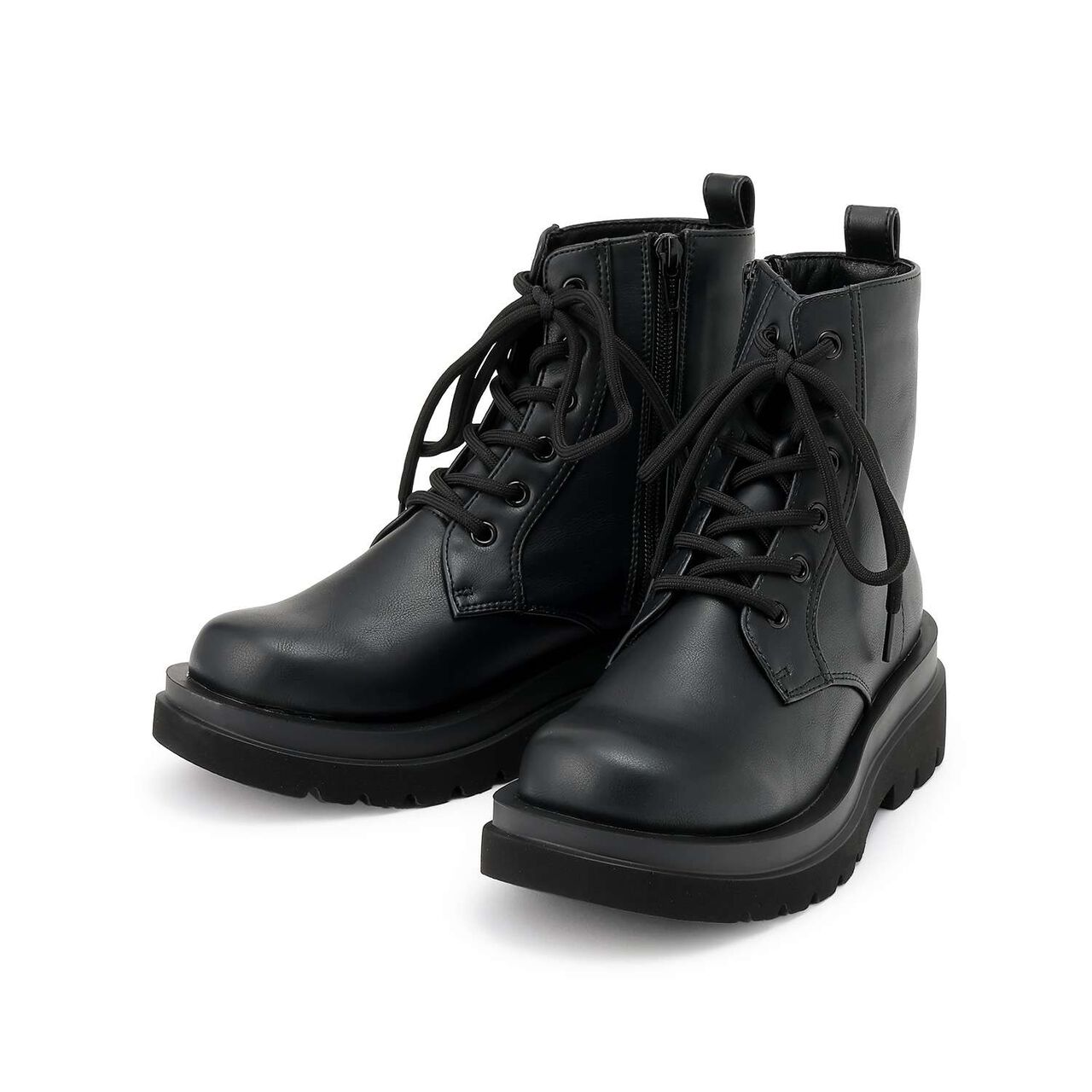 Lace-Up Boots,Black, large image number 0
