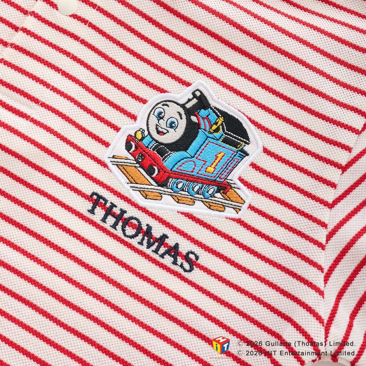 [Thomas the Tank Engine] Short-Sleeve Polo Shirt,Sax blue, large image number 6