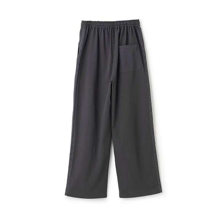 [Link] Side Lace Wide Pants,Charcoal gray, medium image number 1