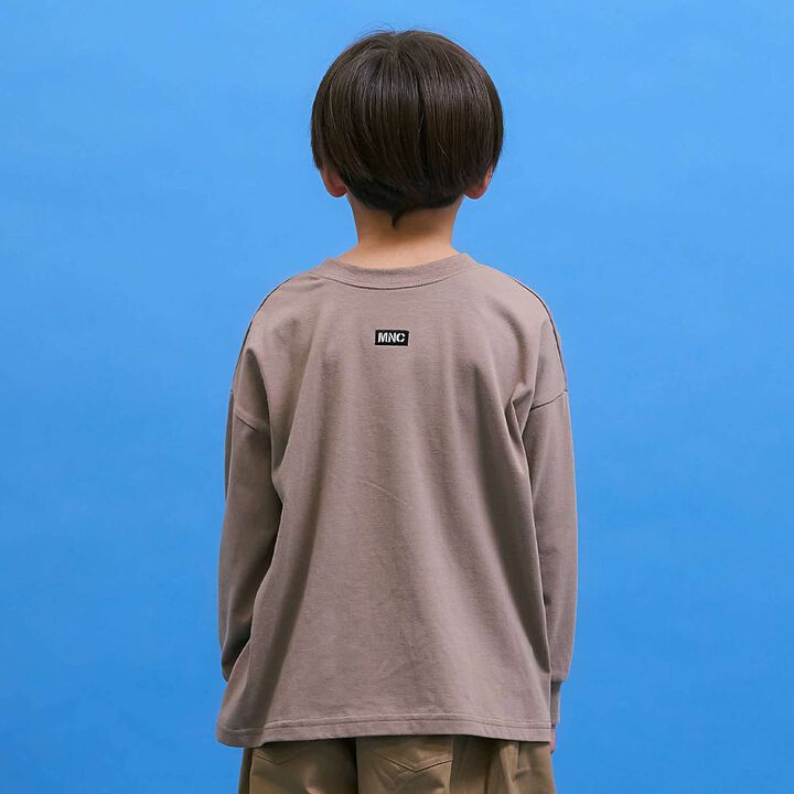 [Anti-Stain & Quick-Dry & Shape Retention] Checker Flag Printed T-Shirt [MNCM],Navy, medium image number 22