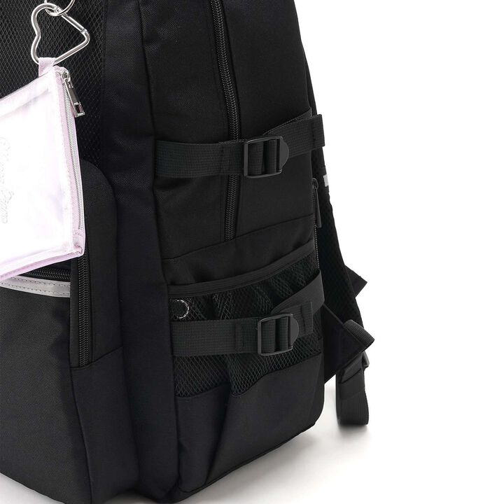 Water-Repellent Backpack with Lame Pouch,Black, medium image number 5