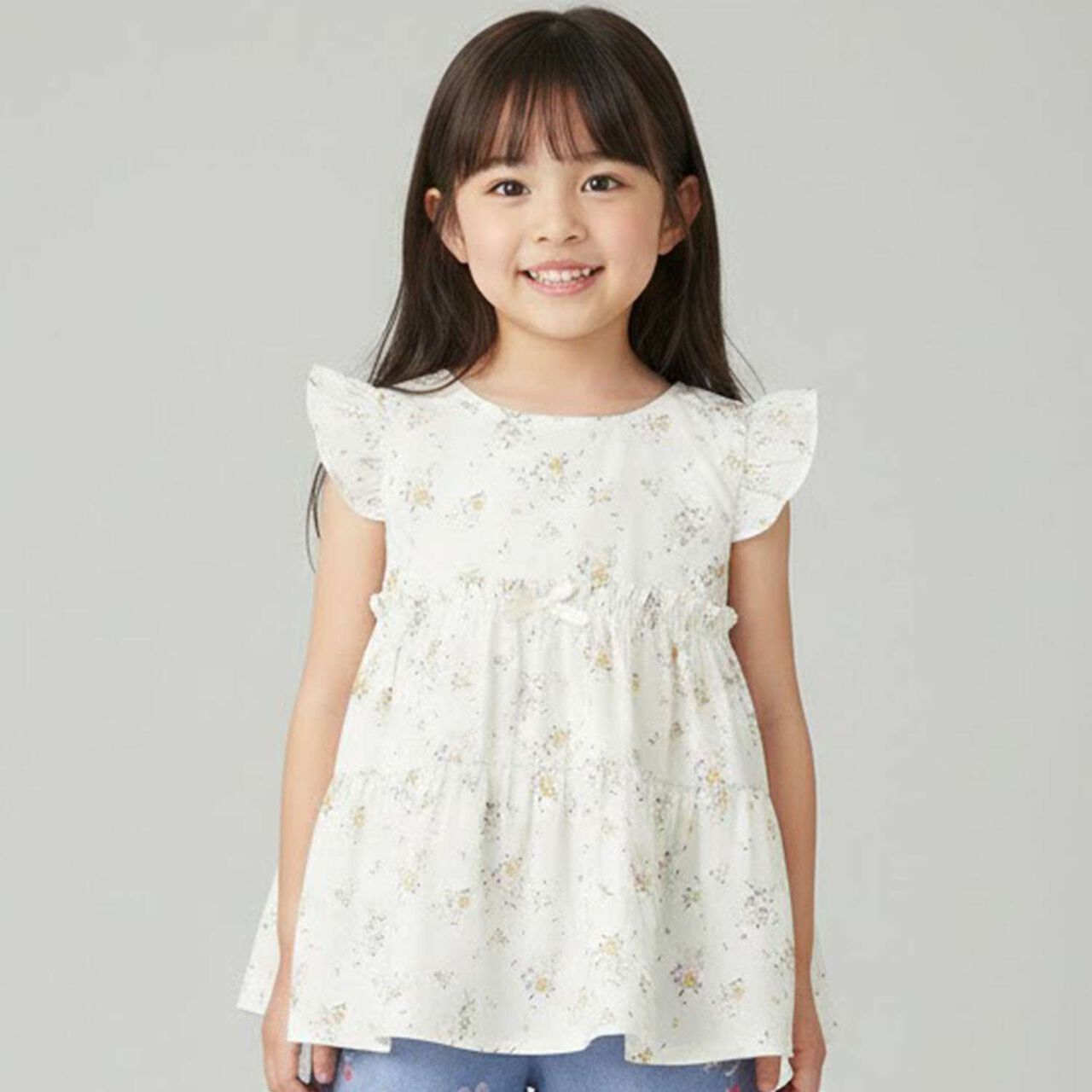 Floral Tunic,Ivory, large image number 0