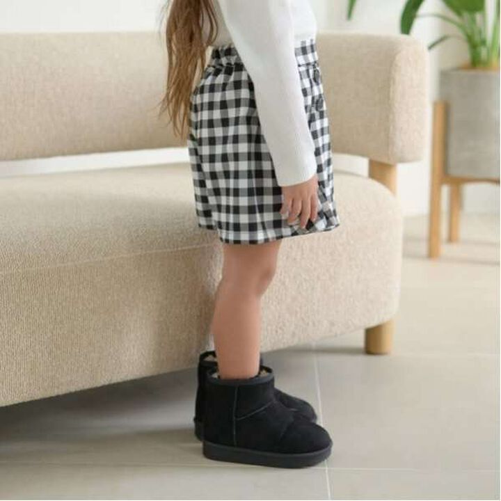 Tuck Pleated Skirt-Pants,Light gray, medium image number 7