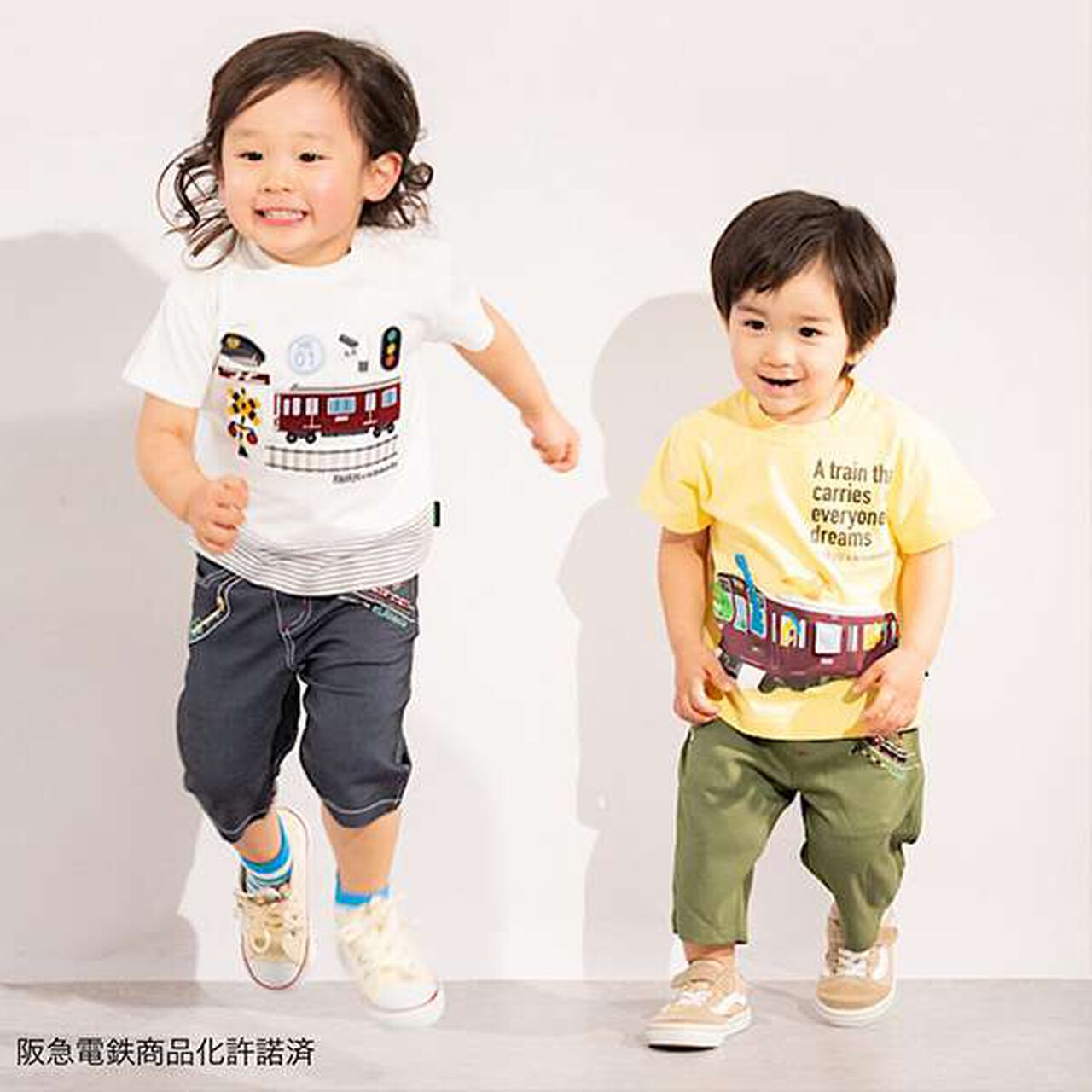 Hankyu Railway Short Sleeve T-Shirt,Cream, large image number 10