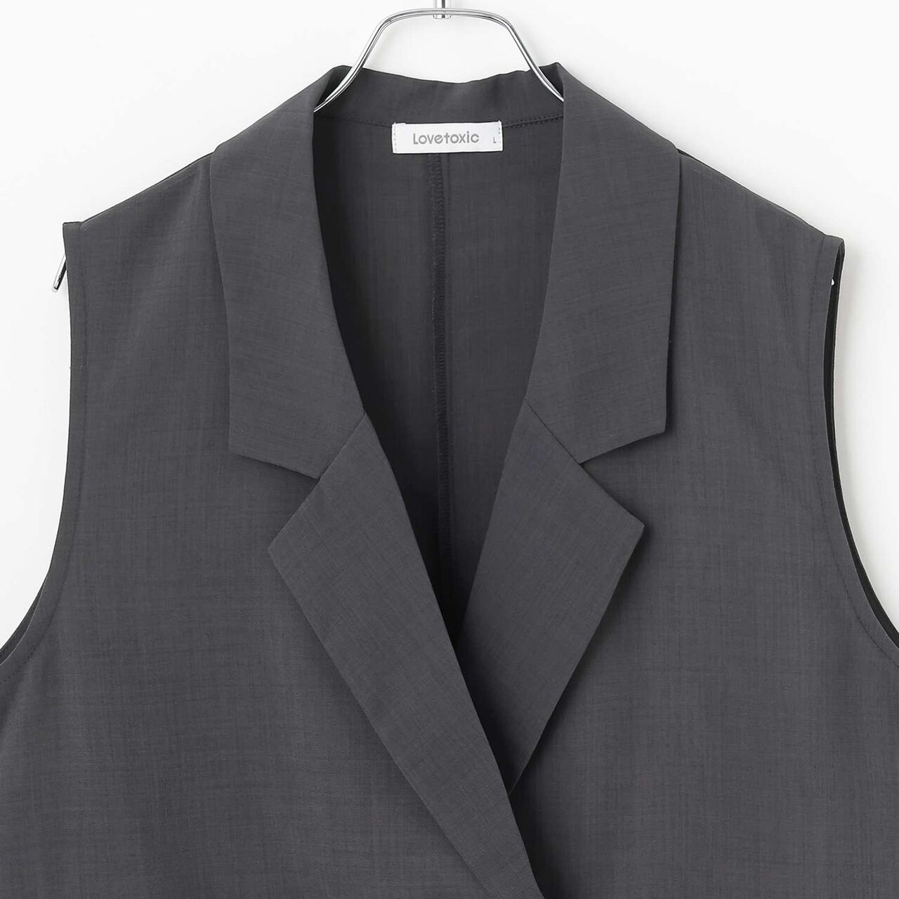 Gilet Set-Up,Charcoal gray, large image number 4