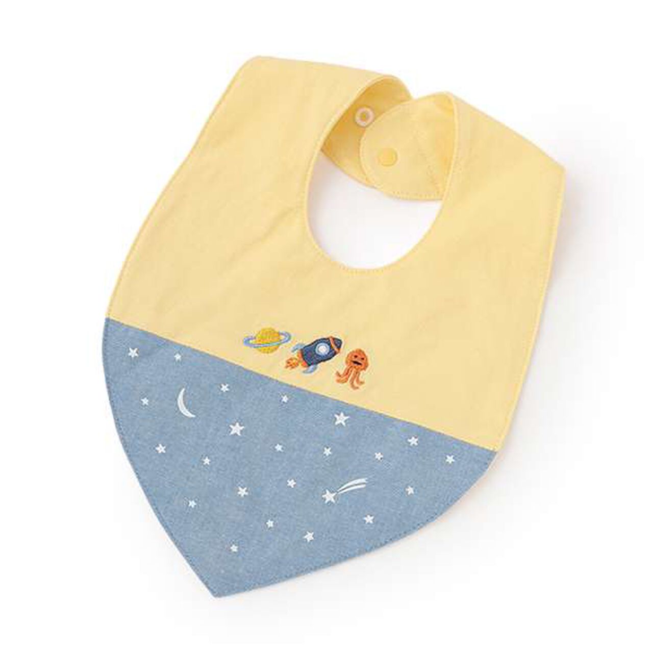 Rocket Embroidery Bib,Navy, large image number 8