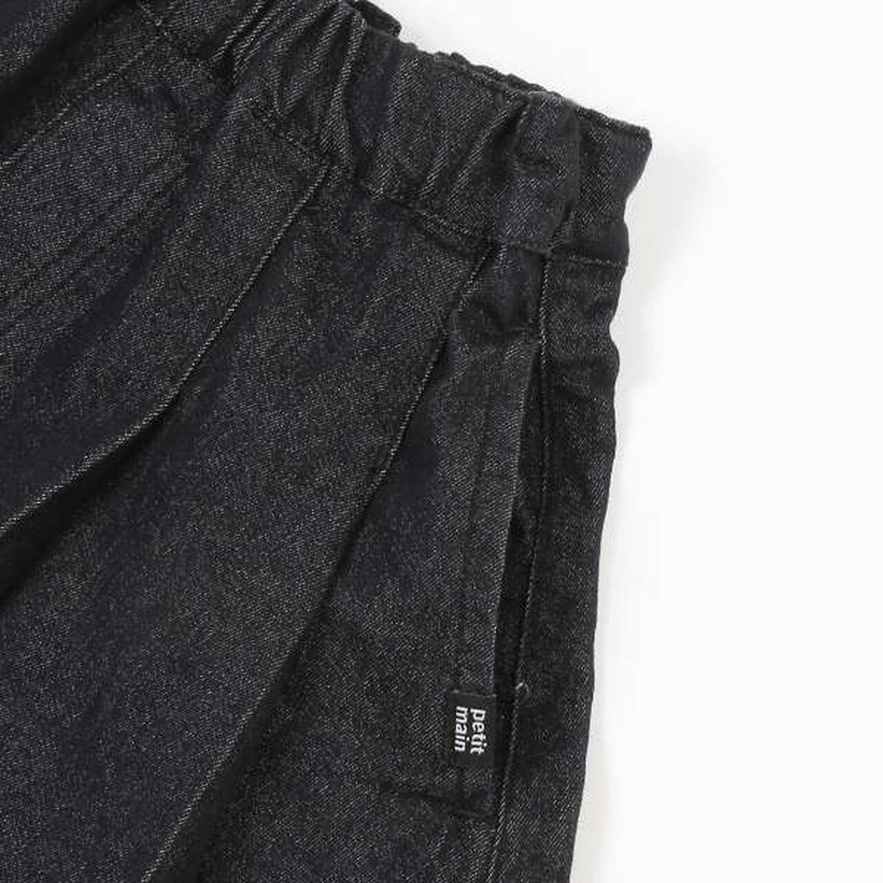 [Link] Non-Fading Denim-Look Skirt (Kids),Blue, large image number 6