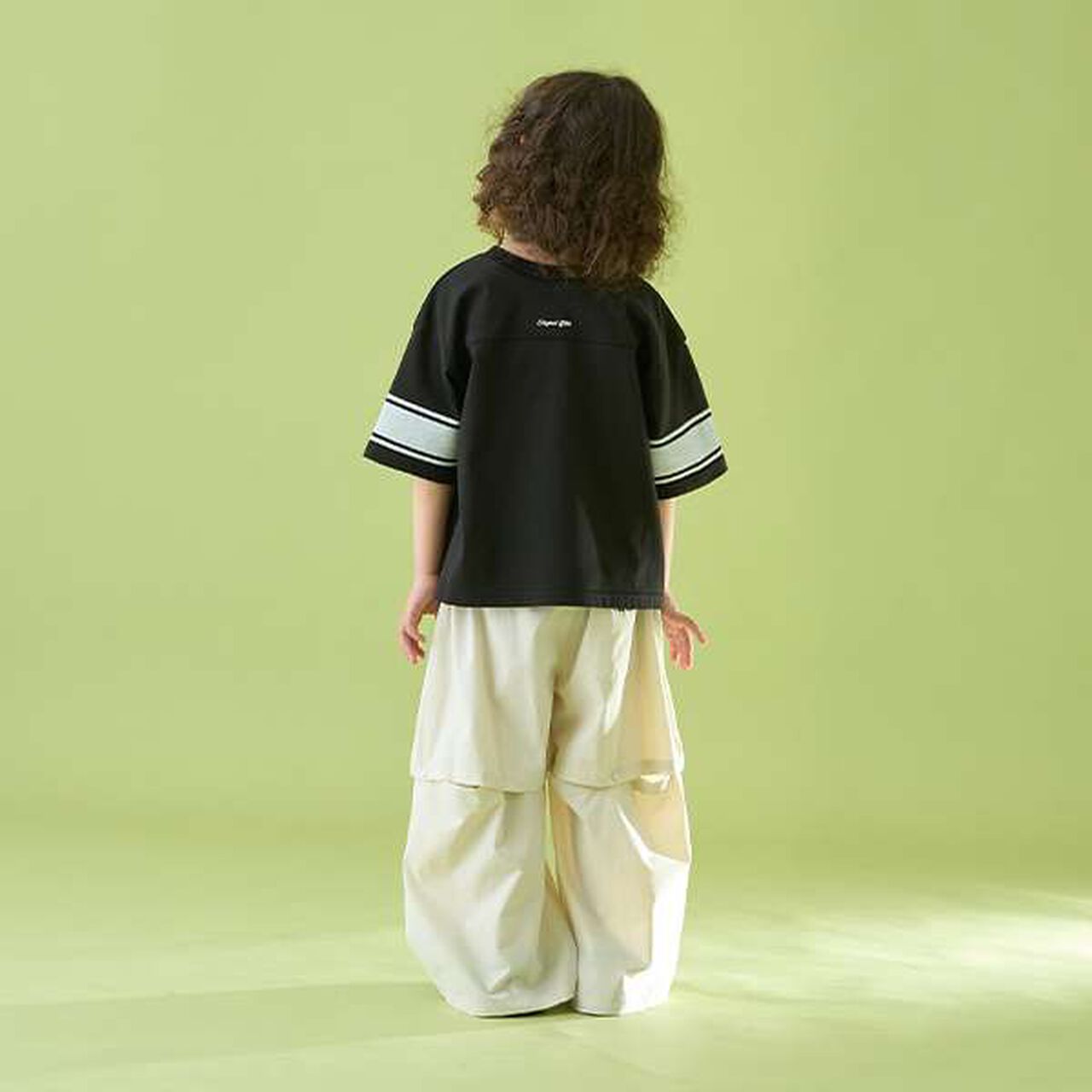 [Reversible] Line Print T-Shirt (Comfortable Jersey Fabric),Deep blue, large image number 24