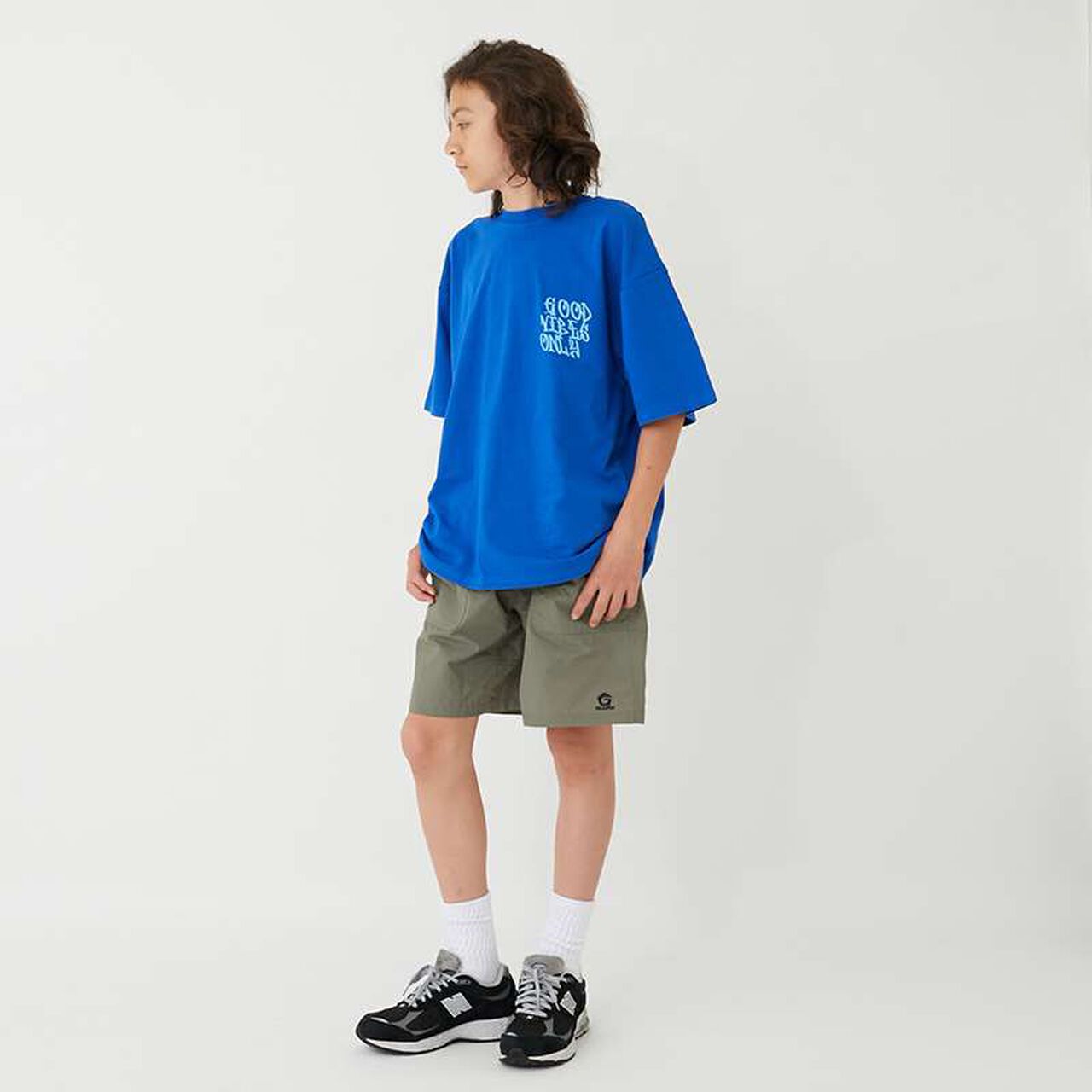 [Cool Touch] High Cool Cotton Dog Print Short Sleeve T-Shirt,Blue, large image number 16