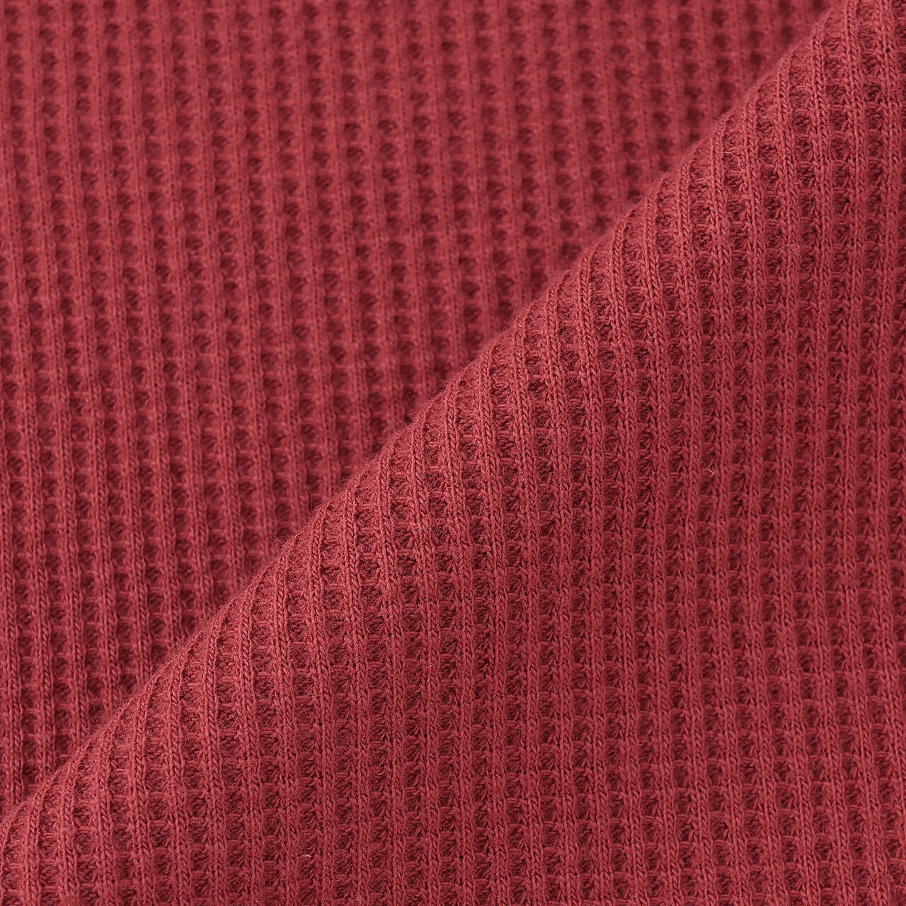 [GOOD PRICE] Waffle Long-Sleeve T-Shirt,Blue, large image number 10